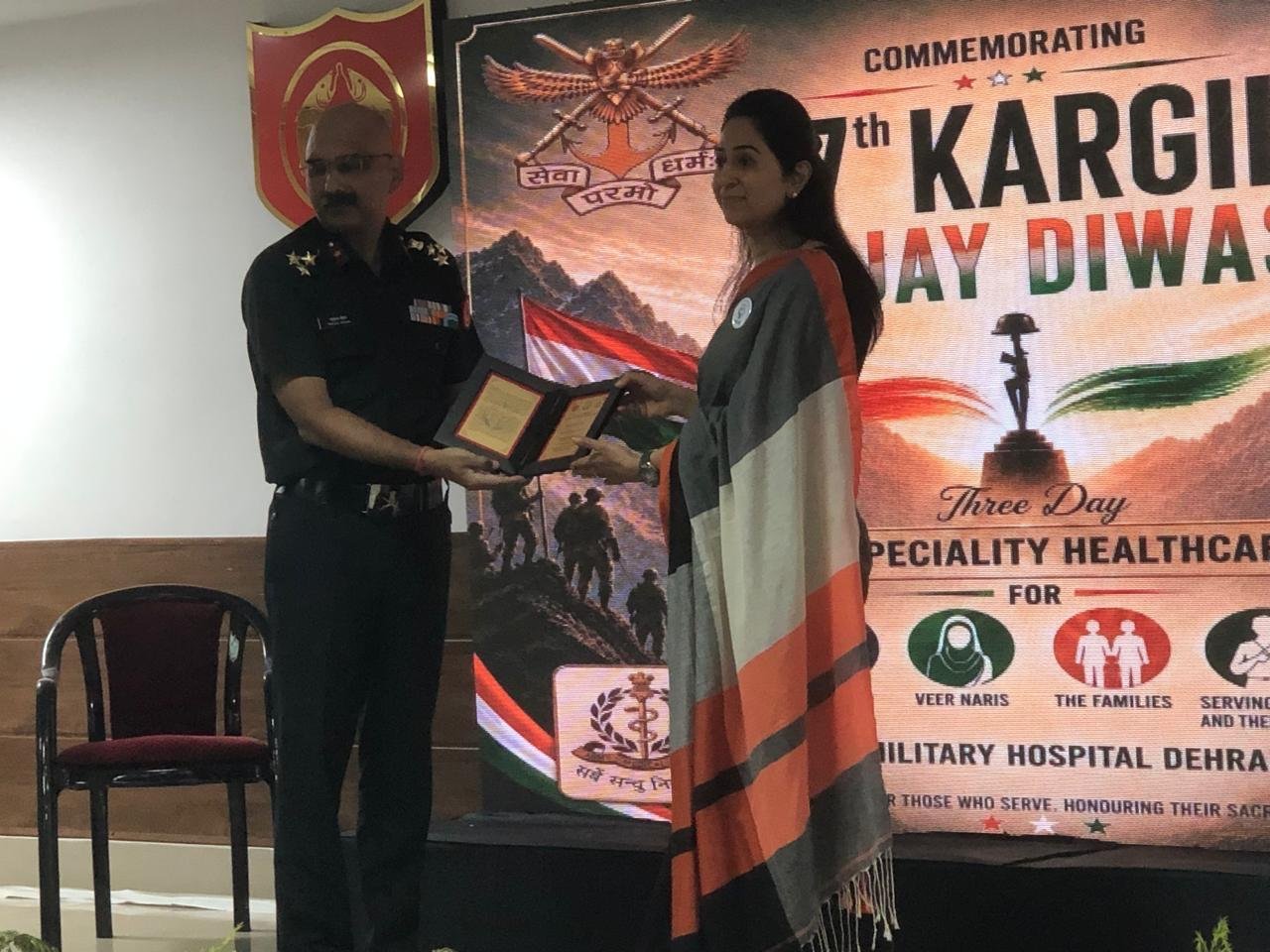 Expert Speaker at Military Hospital, Dehradun on 27th Kargil Vijay Diwas 2